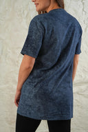 Batik Desen Tişört - Lacivert